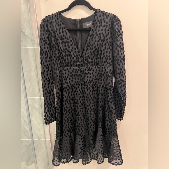 NWT never worn The Kooples black polka dot dress - Picture 2 of 9